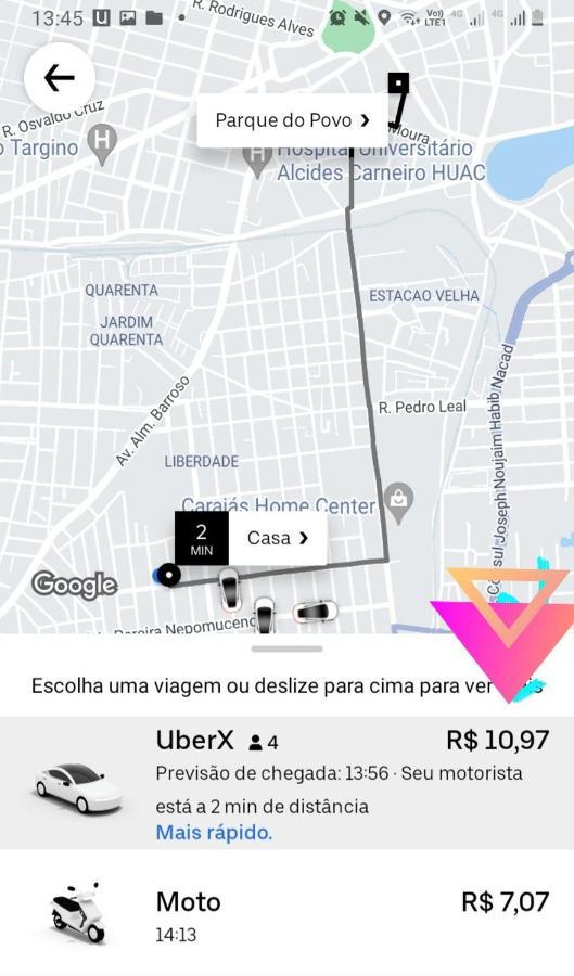 Apt 2 Km De Distancia Do Parque Do Povo Para O Maior Sao Joao Do Mundo 캄피나그란데 외부 사진
